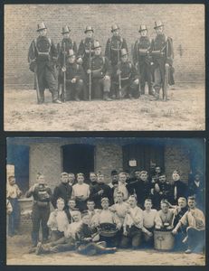 Oude foto's van soldaten (19 stuks)