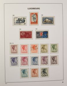 1882/1995 Verzameling in 2 Davo albums, zm/m