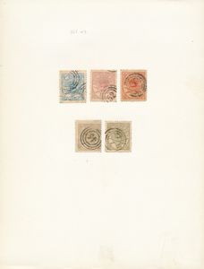 1852/1976 Verzameling op losse blaadjes, tevens IJsland en Groenland, ook New York *, zm/m/ntz
