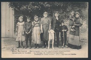 Kontich, treinramp 1908 uit diverse reeksen (16 stuks)