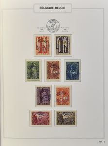 Privé-uitgiften, 1928/1989, zeer mooie verzameling in Excellent album, waarbij Antwerpse Postzegeldagen *, Orval met L en kroon gestempeld, Mouwstrepen gestempeld (zonder waarborg), Rode Kruis 1941 op kaart ** en los gestempeld, Orval blokken gestempeld, curiositeiten, Melaatsen **, zm