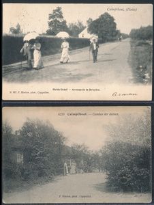 Kalmthout, oude kaarten, w.o. meerdere uitgeverij Hoelen (31 stuks)