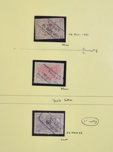 Verzameling West-Vlaanderen in ringklasseur T tot Z (Thielt t.e.m. Zonnebeke), uitzonderlijk aanbod met veel betere stempels en enkele documenten, ook brief Wervicq, zm/m