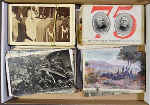 Diverse zichten, oude kaarten (140 stuks), foto's (25 stuks), boekje (165 stuks)