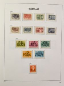 1940/2012 Verzameling in 6 Davo albums met groot aantal jaargangen volledig (vanaf ca. 1990), inclusief blokken, velletjes, boekjes, zm (Hoge frankeerwaarde)