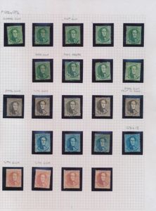 N° 13A/16 Samenstelling 22 getande (12,5 x 13,5) medaillons in wisselende kwaliteit, m/ntz