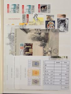 2019/2022 Verzameling zegels, blokken, boekjes in insteekboek, zm (Frankeerwaarde: €849 + 5 PRIOR)