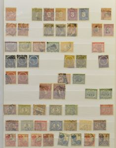 Samenstelling diverse landen, in 13 insteekboeken, waarbij Luxemburg, Zwitserland, Nepal, Siam, DDR, Bund, Polen, Scandinavië, Nederland + gebieden, zm/m/ntz