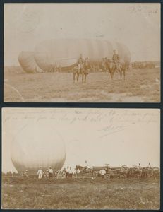 Luchtvaart, 3 fotokaarten (3 stuks)