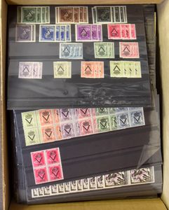 Samenstelling diverse uitgiften op kaartjes, zm/m/ntz