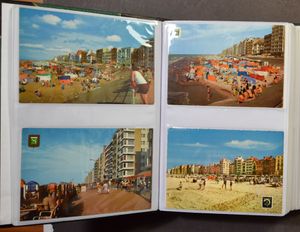 Wenduine, oude kaarten in 2 doosjes en 2 albumpjes (w.o. 1 moderne) (Totaal: 593 stuks)