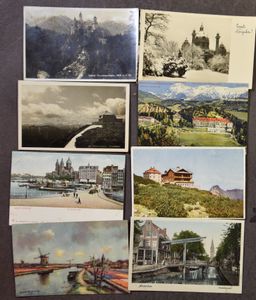 Diverse landen en plaatsen (+/-800 stuks)