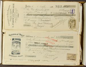 1896/1910 Archief van een firma in Bourges, 270 