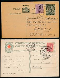 Samenstelling 312 poststukken, diverse landen, w.o. Oostenrijk, Duitsland, Frankrijk, Italië, Zwitserland, China, zm/m