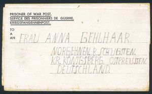 1945 Krijgsgevangenenpost 