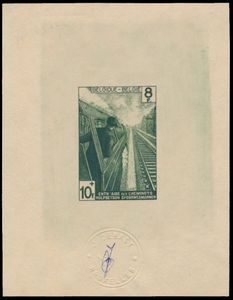 STES 272, proef DERDE staat (gravure voltooid), 