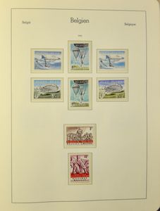1959/1994 Verzameling in 2 Leuchtturm klembanden, w.o. Boudewijn bril, zm/m