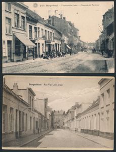 Borgerhout, diverse zichten, oude kaarten (op 1 na) (52 stuks)