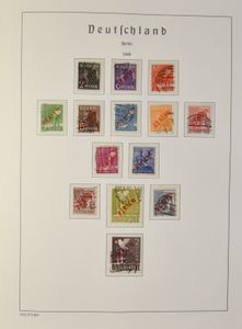 1948/1989 Verzameling in Leuchtturm album, zm/m/ntz