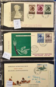 1956/2007 Verzameling FDC's in 11 albums, geen dubbels, zm/m/ntz