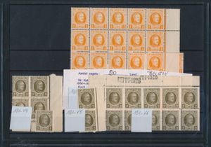 Tussen n° 190 en 207, samenstelling variëteiten w.o. 200-V1, zm/m