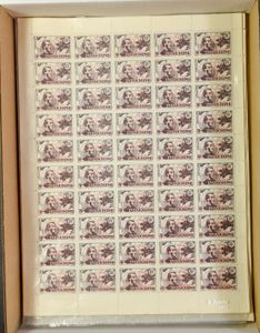 N° 11, 13cb, 22 en 30, alle in vellen van 50, zm/m (Mi. €750)