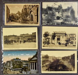 Militaire afstempelingen op oude kaarten, Feldpost, legerpost, censuur (24 stuks)