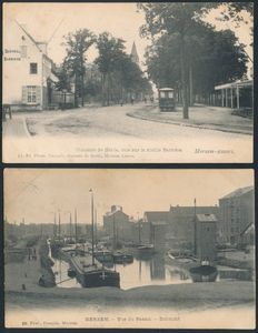 Merksem, diverse mooie zichten, oude kaarten (30 stuks)