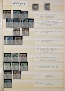 1849/1984 Klassiek en langlopende uitgiften met dubbel in insteekboek, zm/m/ntz