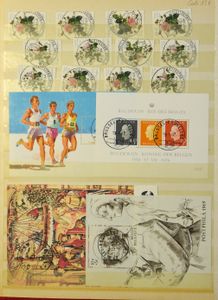 1940/2008 Verzameling diverse uitgiften in 2 insteekboeken w.o. blokken, reeksen, nominaal, erinnofilie, zm/m