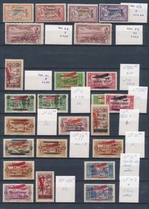 1924/1930 Luchtpost, mooie samenstelling met betere zegels, w.o. Yv. n° 36 en 36A (vrijwel onzichtbaar roestvlekje), beide met keur, zm/m