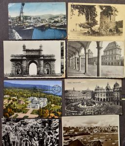 Diverse landen en plaatsen, alle oude kaarten (+/-600 stuks)