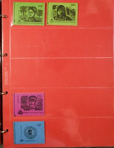 1965/2004 Uitgebreide verzameling postzegelboekjes in 4 albums, voornamelijk Machins, zm