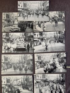 Praalstoet vrijmaking van de Schelde 1913 met originele omslag (10 stuks)