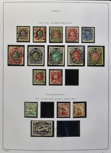 1914/1959 Verzameling in 2 Lindner albums o.a. België, Allenstein, Oberschlesien, Memel, Danzig, Saar, de laatste twee met veel verzoekstempels, leuke verzameling om voort te zetten, zm/m/ntz