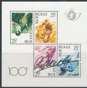 1980/1998 Lucky Luke, Sammy, Rik Ringers/Chick Bill, HK of FDC met handtekening van de auteurs + BL 58 Sport ** met handtekening E. Merckx, zm