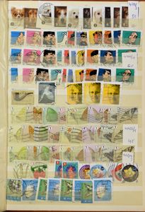 1849/2016 Uitgebreide samenstelling in 4 insteekboeken, waarbij klassiek in gemengde kwaliteit, stempels, reeksen, zm/m/ntz
