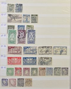 Ierland en Australië, in 12 insteekboeken met restanten, Australië met veel thema, m/ntz