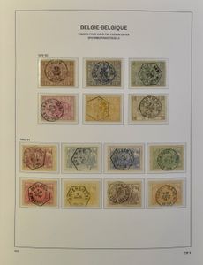 1879/2013 Uitgebreide verzameling in Davo album, waarbij stempels, gevleugeld wiel * (zonder waarborg), spoorwegvignetten, zm