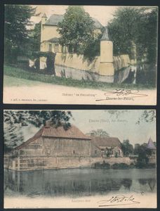 Deurne, kastelen, Hermans gekleurde kaarten (6 stuks)