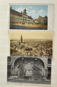 Oude kaarten in 2 boeken (+/-200 stuks)