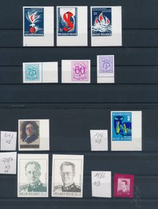 1964/1998 Samenstelling diverse uitgiften, volledige reeksen ongetand, ook TX, zm (OBP €390)
