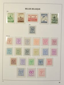 1850/2001 Verzameling (tot 1936 restanten) in 5 Davo albums, w.o. -10% **, Gellingen **, 792/97 **, BL 26/30 **, jaren '50 **, iets nominaal, zm/m