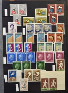 Voorraad vanaf 1960 in 5 insteekboeken en 18 vellenmappen, zm