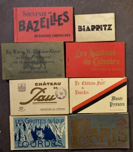 Diverse plaatsen en zichten, oude kaarten (+/-1100 stuks + 20-tal ZK-boekjes)