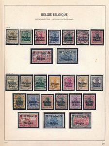 1914/1920 Volledige verzameling op bladen, zm/m (OBP €1.297)