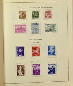 1860/1967 Restantverzameling, waarbij betere reeksen en blokken uit jaren 1945/1960, zm/m/ntz