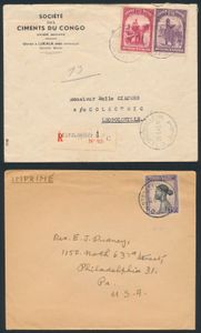 1941/1949, 16 letters and a sleeve of printed matter, including service correspondence; very fine/to be checked