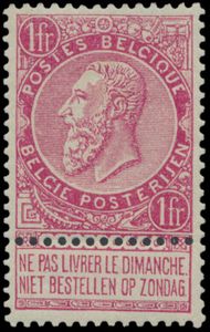 Tussen N° 63/67, 4 betere waarden in zéér mooie centrage, zm (OBP €1.475)