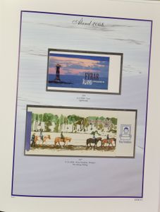 Aland 1984/2011, quasi volledige verzameling in Davoalbum, zm/m.